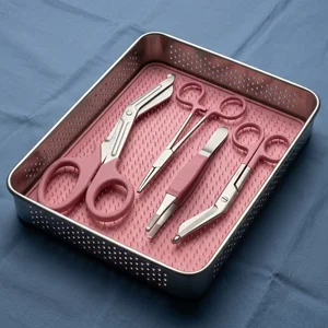 4 Pcs First Aid Paramedic Tools Set Nurse Kit - Pink (090212144)