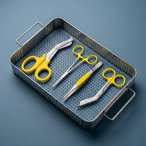 4 Pcs First Aid Paramedic Tools Set Nurse Kit - Yellow (090212147)