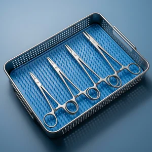 4 Pcs Olsen Hegar Needle Holders Set 4.5in, 5.5in, 6.5in & 7.5in