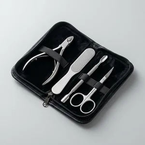 Kit Profesional de Pedicura de 4 Piezas con Estuche de Transporte