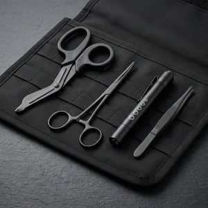 4 Pcs Tactical Black EMT Paramedic Tools Kit (090212168)