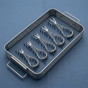 5 Pcs Barraquer Eye Speculum Wired Closed 10,12,15,20,25mm Fenestrated Blades Set