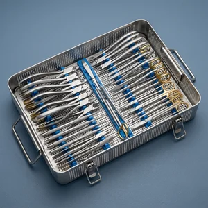 55 Pcs Orthodontic Pliers Cutters & Scissors Surgical Dental Kit (090212229)