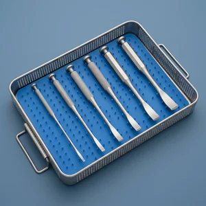 6 Pcs Convex Bone Spreading Osteotomes Straight Handle Set (090212235)