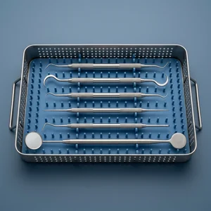 Kit de Instrumentos Periodontales Equinos de 6 Piezas