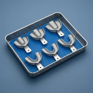 Pedo Impression Trays Set S, M, L Upper & Lower - Perforated (6-Piece Set, 3 Types) (090212248)
