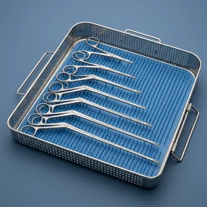 7 Pcs Alligator Ear Forceps Set 3.5in, 5.5in, 6.5in, 8in, 10in, 12in, 14in Serrated Jaws