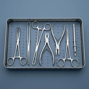 7 Pcs Body Piercing Instruments Tools Kit