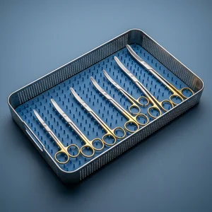 7 Pcs TC Metzenbaum Dissecting Scissors Set - Curved