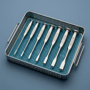 7 Pcs U.S Army Pattern Osteotome Kit 6mm - 18mm Straight