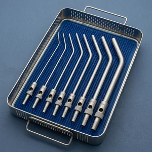 8 Pcs Frazier Suction Tubes Set 5, 6, 7, 8, 9, 10, 11 & 12 FR (090212301)