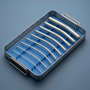 8 Pcs Hegar Uterine Sounds Dilator Set 3mm-18mm Double Ended (090212303)