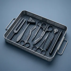 8 Pcs Medical Diagnostic Kit - Black