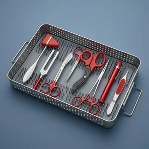 8 Pcs Medical Diagnostic Kit - Red (090212310)