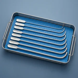 8 Pcs Van Buren Urethral Sounds Set 11in J-Shaped Curved