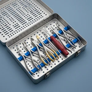 9 Pcs Ortho Set Up Tray Kit Professional Orthodontic Pliers (090212330)