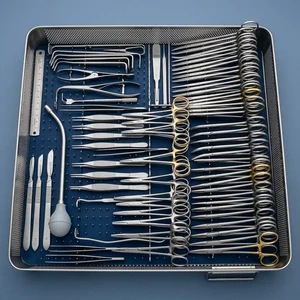 Conjunto Básico Mayor de Instrumentos Quirúrgicos (Conjunto de 161 Piezas, 58 Tipos)
