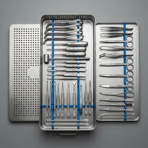 Basic Laparotomy Instruments Abdominal Set (105-Piece Set, 51 Types)