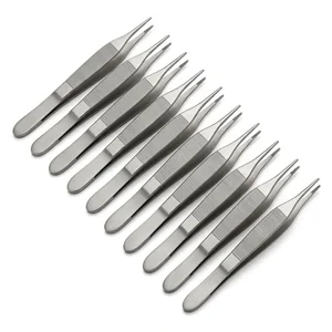 Pack of 10 Adson Tissue Forceps 4.75 (12cm) 1x2 Teeth German Set