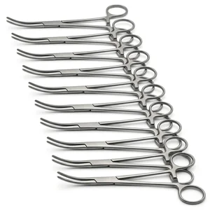 Pack of 10 Kelly Hemostatic Forceps 14 cm (5.5) Curved Set (090210968)