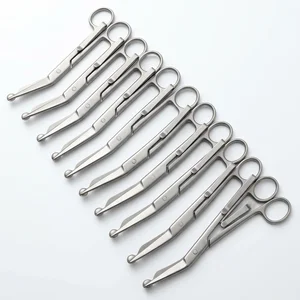 Pack of 10 Lister Bandage Scissors 14 cm (5.5) with Pocket Clip Nursing & EMS Set (090210971)