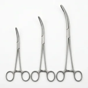 Set of 3 Rochester-Pean Hemostatic Forceps Curved (6, 8, 10) (090210983)