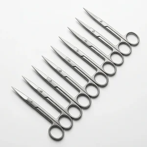 Pack of 10 Micro Iris Scissors 3.5 Straight Fine Tips (090210991)