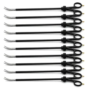 Pack of 10 Laparoscopic Metzenbaum Scissors 5mm x 330mm Curved Monopolar (090210997)