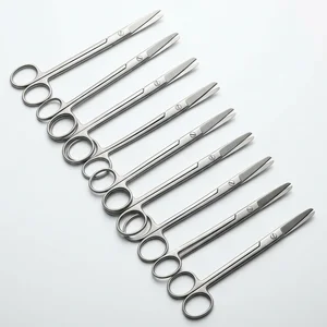 Sims Uterine Scissors 8 Inch Straight Clinic Pack of 10 Surgical Set (090211020)