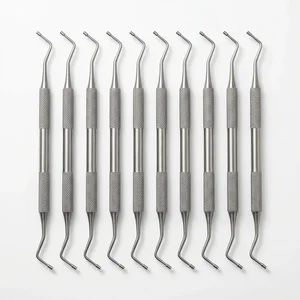 Dental 2M Markley Amalgam and Composite Plugger Double-Ended Clinic Pack of 10 Set