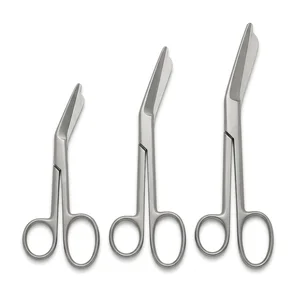 Lister Bandage Scissors One Large Ring 5.5," 7.25 & 8 Inch Assorted Clinic Pack of 3 Set (090211054)