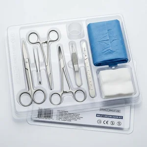 Instrumentkit til mandlig omskæring til engangsbrug – surgivalley (055080012)