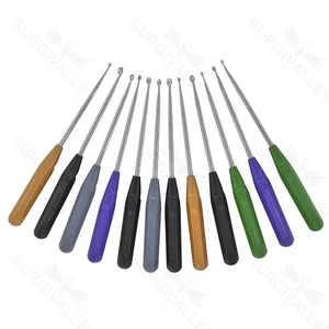 Cervical Bone Curettes Set for Orthopedic Spine Procedures