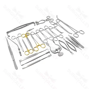 Conjunto de Instrumentos Cirúrgicos para Fístula A.V. Kit Completo para Procedimentos de Cirurgia Geral