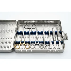 Basic Surgical Instruments Kit with Cassette for General Surgery