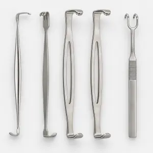 4-Piece Ragnell Muller Fomon Double Ended Retractor Set for Retractors Specialty Set (002211300)