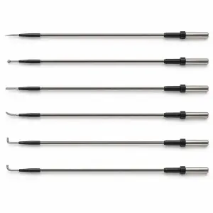 Laparoscopic Monopolar Electrode Set 6-Piece, 36 cm – surgivalley (015210009)