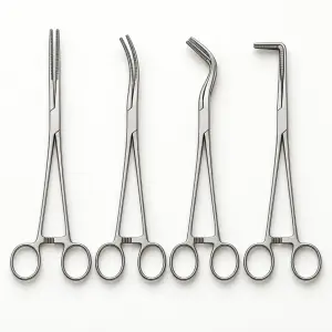 DeBakey Multipurpose Clamps 4-Piece Set for General Surgery Vascular Tissue Occlusion and Atraumatic Vessel Control – surgivalley (027210137)