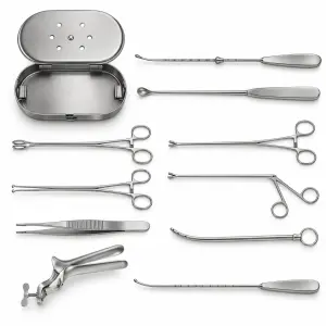 Endometrial Biopsy Instrument Set 11-Piece with Oval Box for Gynecology and Obstetrics Surgical Sets – surgivalley (090210047)
