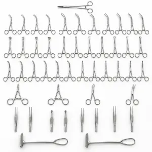 Lower Anterior Resection Instrument Tray for Surgical Hardware and Accessories