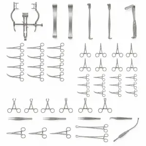 HNO-laparoskopisches Instrumentenset, 20-teilig, 316L, für die Allgemeinchirurgie – surgivalley (090210069)