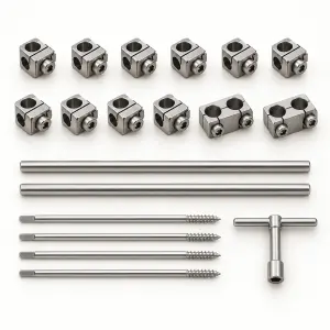 Orthopedic Modular External Fixation System Set Fracture Stabilization – surgivalley (090210371)