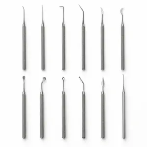 Micro Repositor Shea 12-Piece Set for ENT Ear Surgery Micros