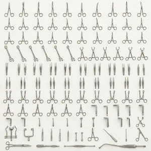 Minor Surgery Instrument Set for General Surgery Procedures (116-Piece Set, 48 Types) (090210667)