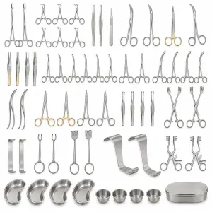 Breast Augmentation Surgery Instrument Set for Plastic Surgical Sets (61-Piece Set, 26 Types) (090210680)