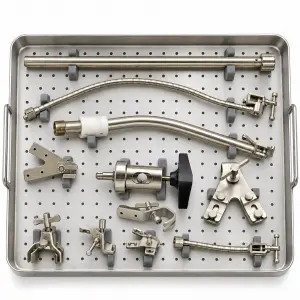 Cranial Neurosurgery Leyla Retracting System Instrument Set for Brain Procedures (11-Piece Set, 4 Types) (090210689)
