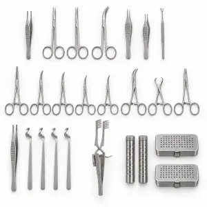 Cut Down Paediatric Instrument Set for Paediatric General Surgery (25-Piece Set, 17 Types) (090210692)