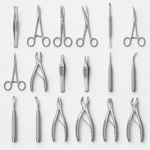 18-Piece Dental Extraction Kit for Veterinary Tooth Removal Procedures (090210710)