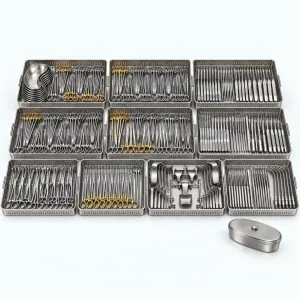 Chirurgisches Instrumentenset mit 500 Instrumenten für allgemein-chirurgische Verfahren (090210721)