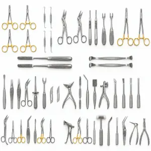 Rhinoplasty and Nasal Surgery Instrument Set for Plastic Surgery (54-Piece Set, 42 Types) (090210725)